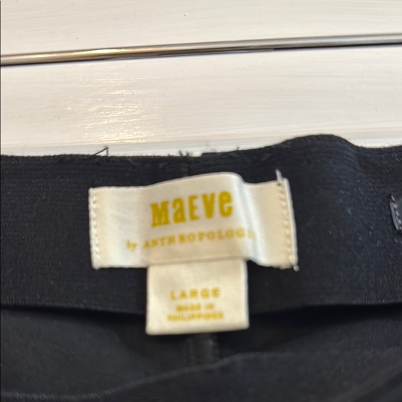 Anthropologie Black Straight Leg Pants for Business - Picture 2 of 7